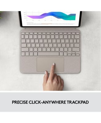 Combo Touch Keyboard Case for iPad Pro 11" (1st-4th Gen), Detachable Backlit Keyboard, Trackpad, Sand