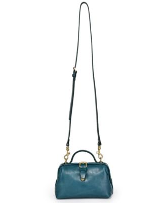 Doctor Small Leather Crossbody Satchel Bag