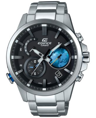 G-Shock - Men's Stainless Steel Bracelet Smartwatch 52x47mm EQB600D-1A2