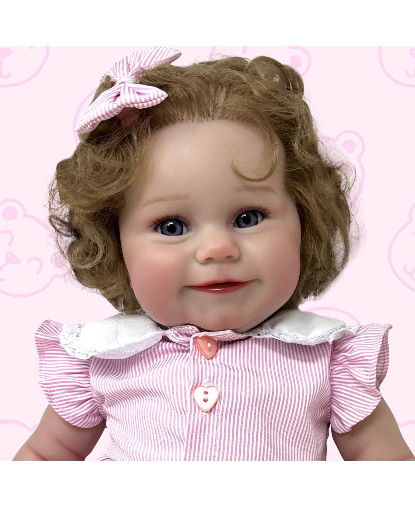 Кукла-реборн The New York Doll Collection 18 дюймов, как живая, цвет: Белый — фото 7