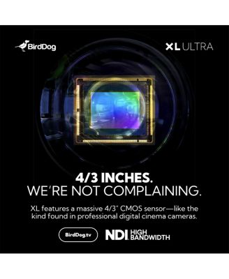 XL Ultra 4K Ultra HD NDI HX3/HX2 HDMI/3G-SDI/USB 20x PTZ Camera with AI Tracking