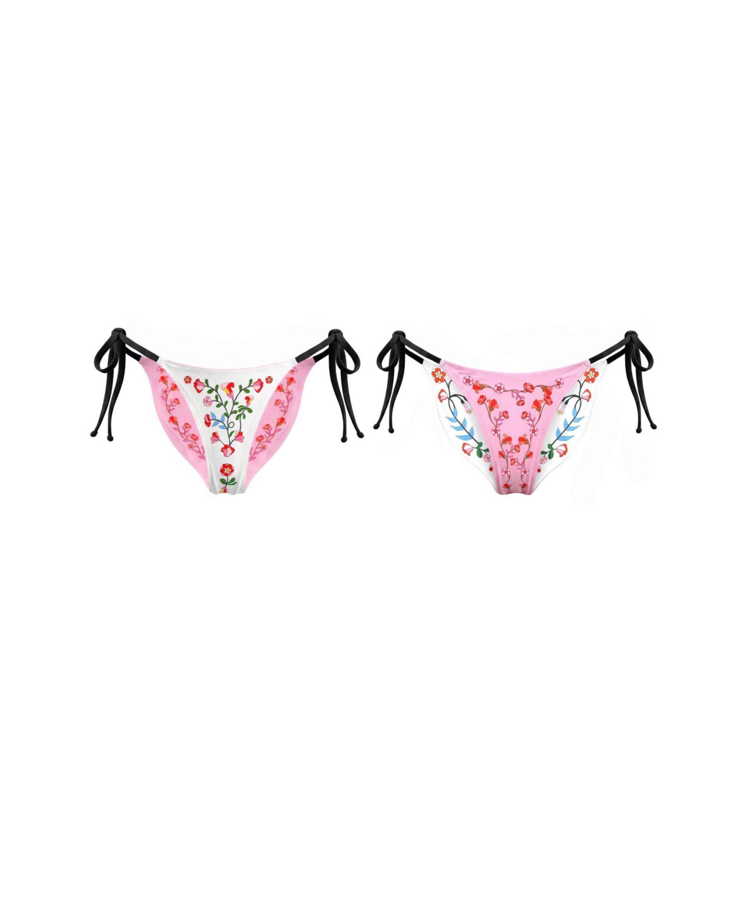 Women's Wild Rose Reversible Tie Side Bottom