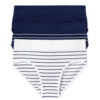 Women's Bikini Brief Cotton Comfort Seamless Basics 3 Pack Panties