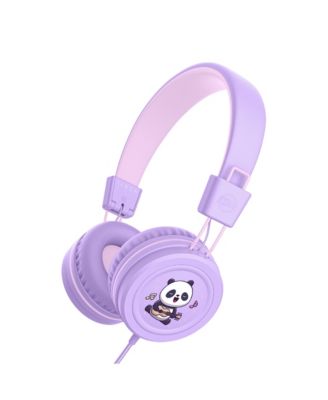 KidJamz KJ55AUX 3.5mm Safe Listening Kid's Headphones with Headset and Color Graphics