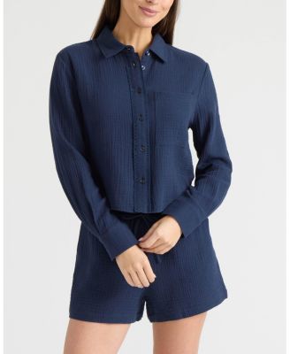 Women's Double Gauze Button Front Shirt