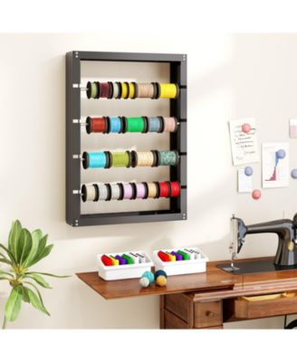 Wire Spool Rack with Four Rods for Industrial Retail Use