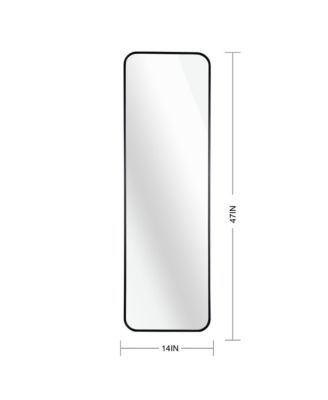47 x 14 Inch Door Mirror Wall Mounted Full Length Hanging Mirror for Bedroom Closet Entryway