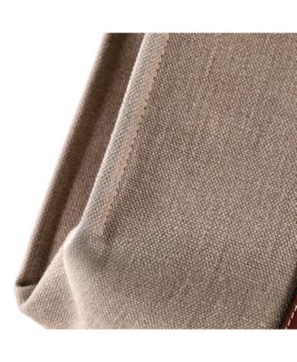 Large Woody Tote Canvas with Leather