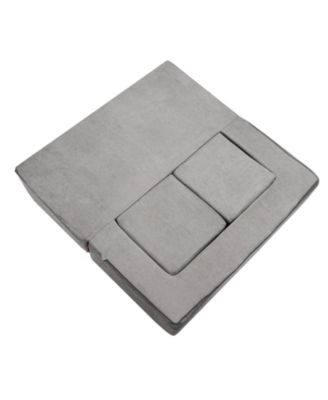 4Pcs Modular Kids Play Couch Toddler Sofa Bed for Playroom