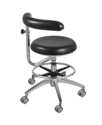 Medical Dental Stool, PU Leather Chair, Adjustable Height for Dentist Office