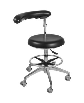 Medical Dental Stool, PU Leather Chair, Adjustable Height for Dentist Office