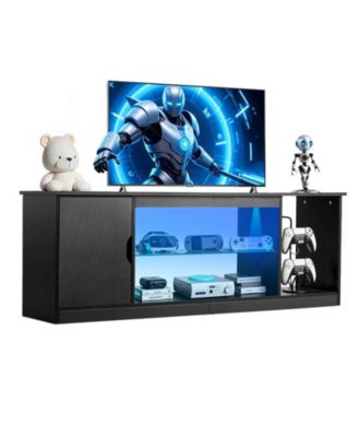 TV Stand for 65inches TV, Modern Entertainment Center with Storage