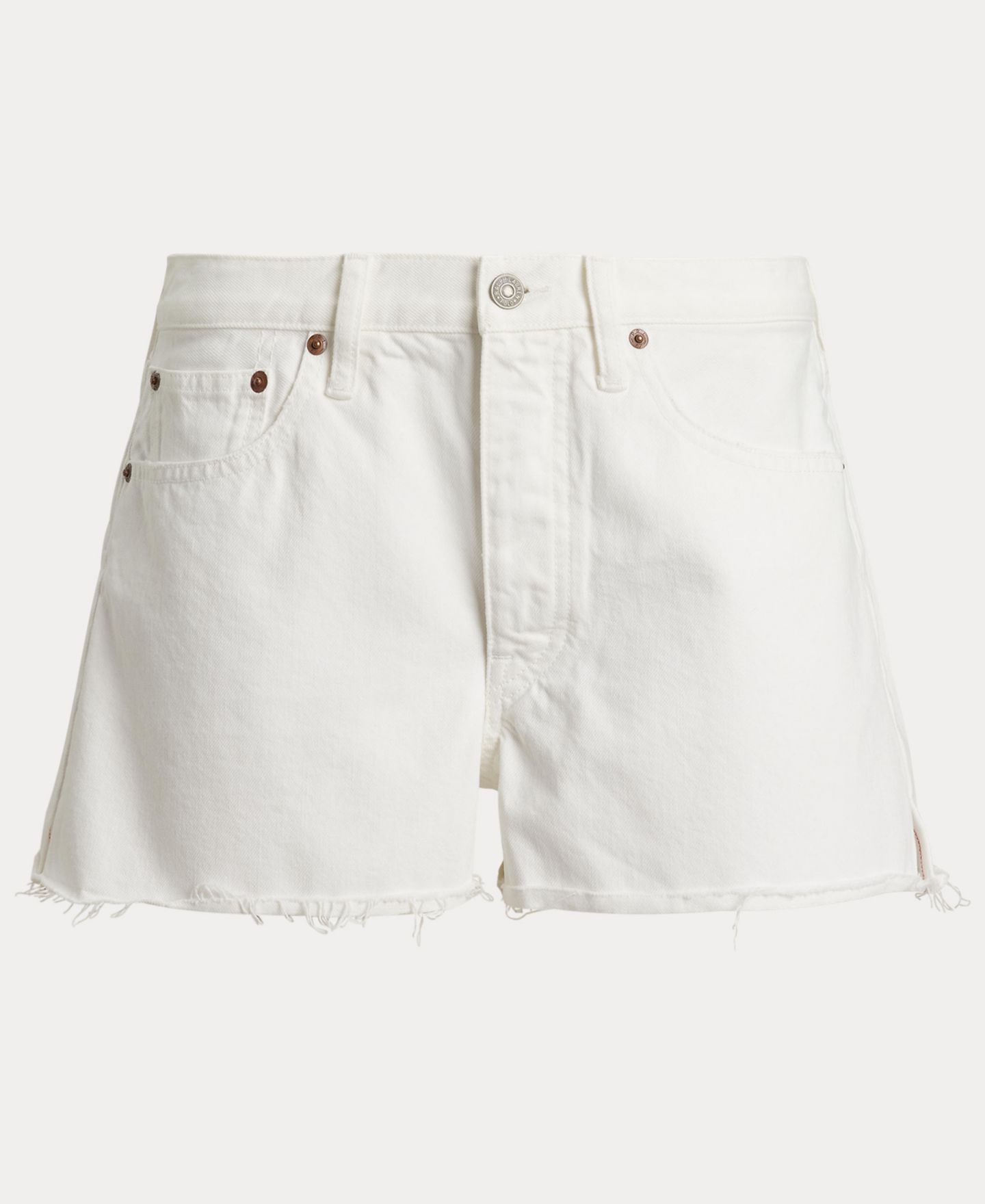 Женские шорты Polo Ralph Lauren Mid-Rise Cutoff Denim Shorts, цвет: Варёный — фото 5