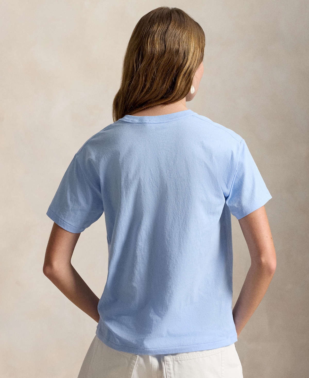 Polo Ralph Lauren Women's Bear Short-Sleeve Crewneck T-Shirt