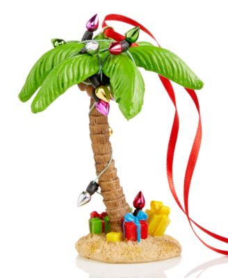 Holiday Lane - Hawaii Palm Tree with Christmas Lights Ornament Created For Macy's