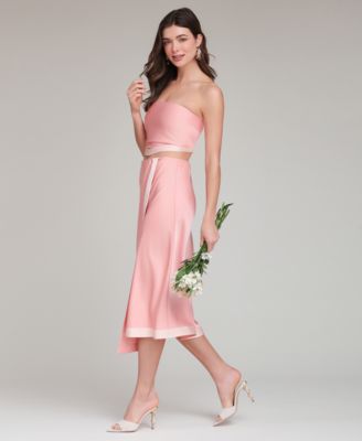 Women's Asymmetrical Wrap Midi Skirt