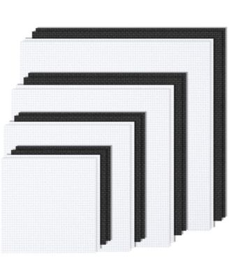 16 PCS 14 CT Cross Fabric Aida Cloth Craft Embroidery Classic Reserve Home Diy Handmade Needlework Decoration