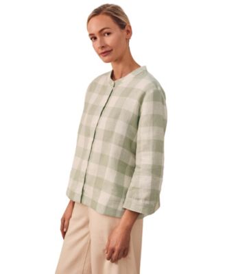 Women's Check Swing Blouse