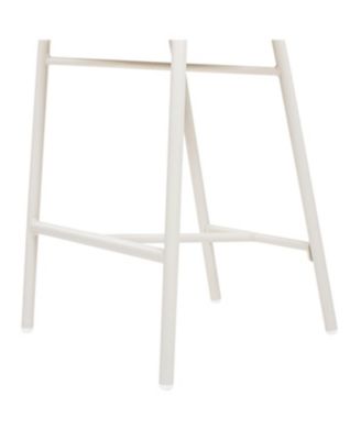 Santorini 28" Wicker Back Outdoor Bar Stool with Cushion, Patio Bar Chair Set of 2