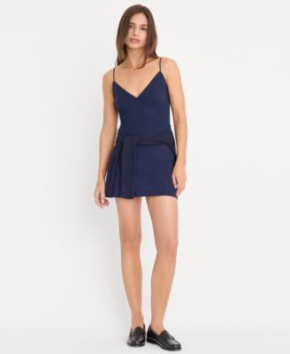 Women's Pointelle V-Neck Cami Dress