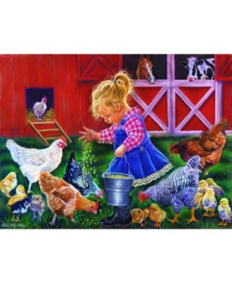 Little Farm Girl 500 piece Jigsaw Puzzle for Adults