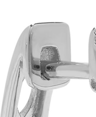 Diamond Openwork Small Hoop Earrings (1-1/2 ct. t.w.) in 14k White Gold