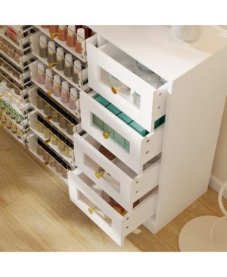 19 Drawers Dressers, Nail Table, Makeup Table, Cosmetics Counter