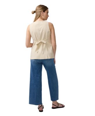 Maternity Ingrid & Isabel Postpartum Linen Jumpsuit