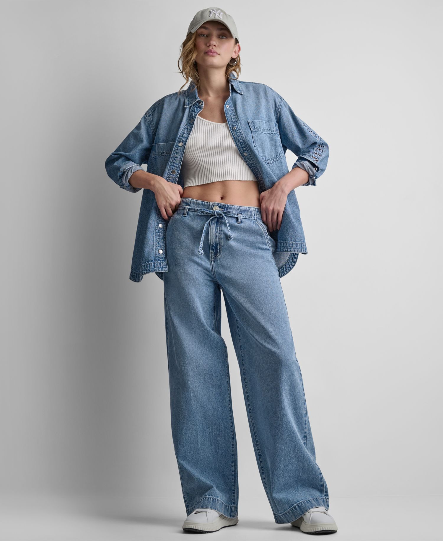 Women's Long-Sleeve Oversized Shirt
