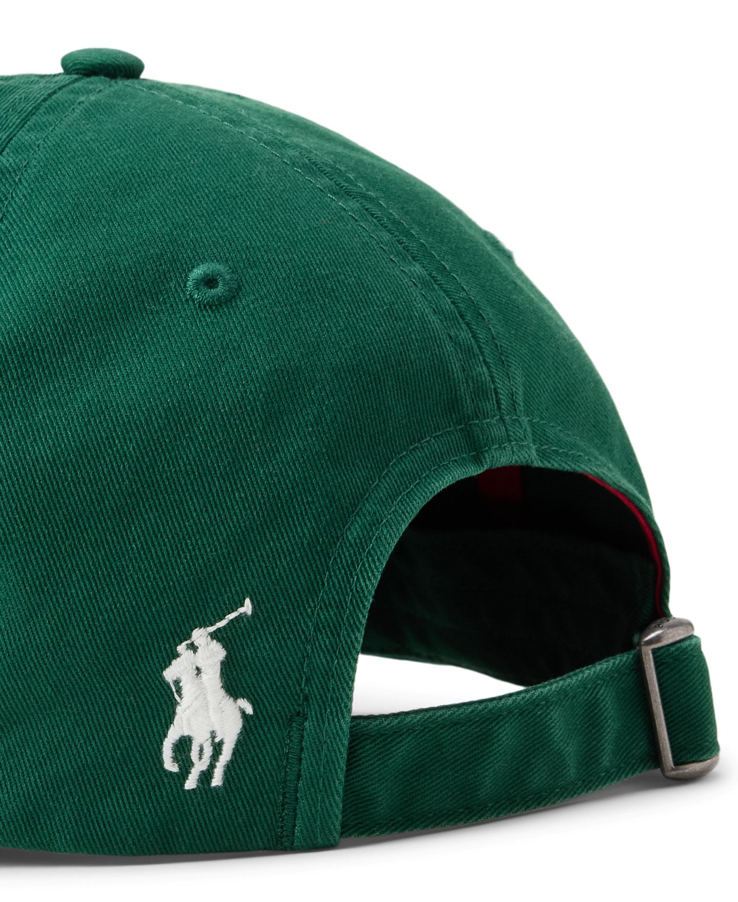 Мужская кепка Polo Ralph Lauren Italy Twill, цвет: Тёмно-зелёный — фото 3