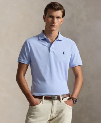 Men's Classic-Fit Stretch Mesh Polo Shirt