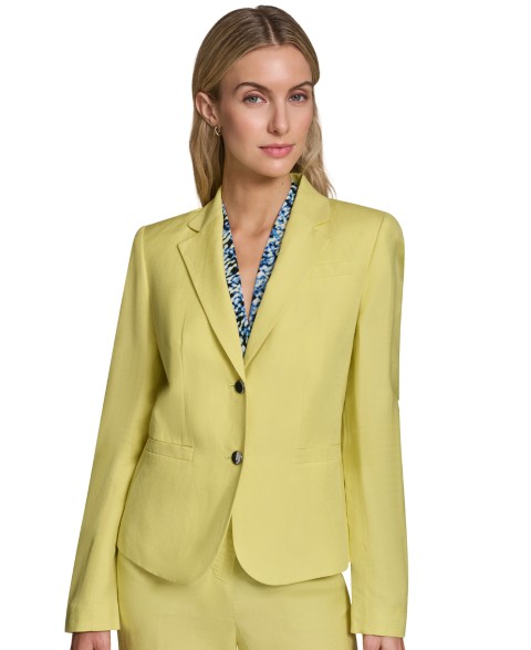 Женские Calvin Klein Women's Two-Button Notch-Lapel Blazer