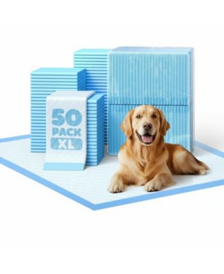 50-pack Extra Large Pads 34x28 6-layer Leakproof Quick-dry High Absorbency Disposable Dog Potty Training Pads