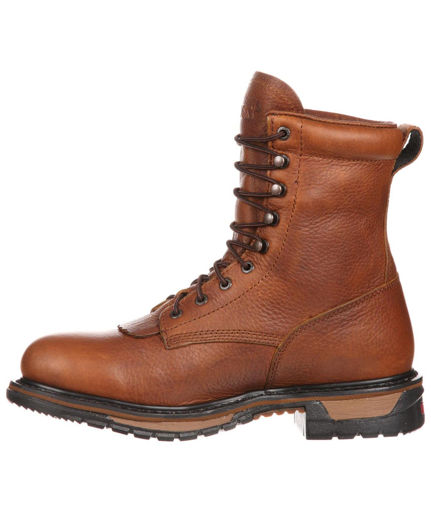 Мужские ботинки ROCKY Original Ride Lacer Waterproof Western, цвет: Рыжевато-коричневый — фото 6