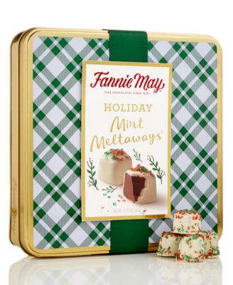 Fannie May Fine Chocolates - Holiday Mint Meltaways Gift Tin