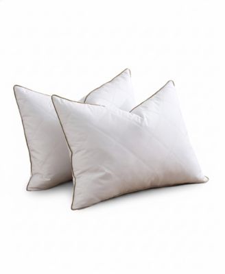 Supportive Sleep Goose Feather 2-Pack Pillows, Queen