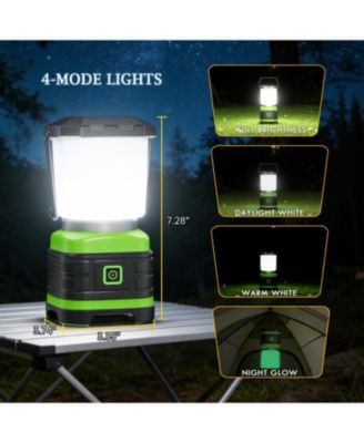 2 Pack LED Camping Lantern Portable Emergency Flashlight Camping Outdoor Recreation Gear