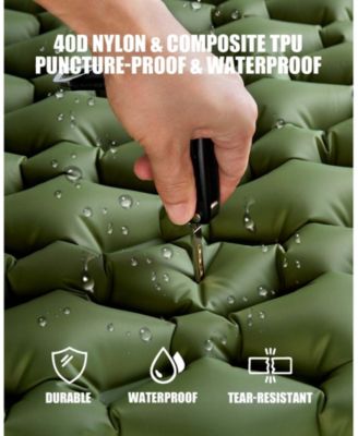 Self Inflating Sleeping Pad with Foot Pump for Camping Hiking Camping Outdoor Recreation Gear