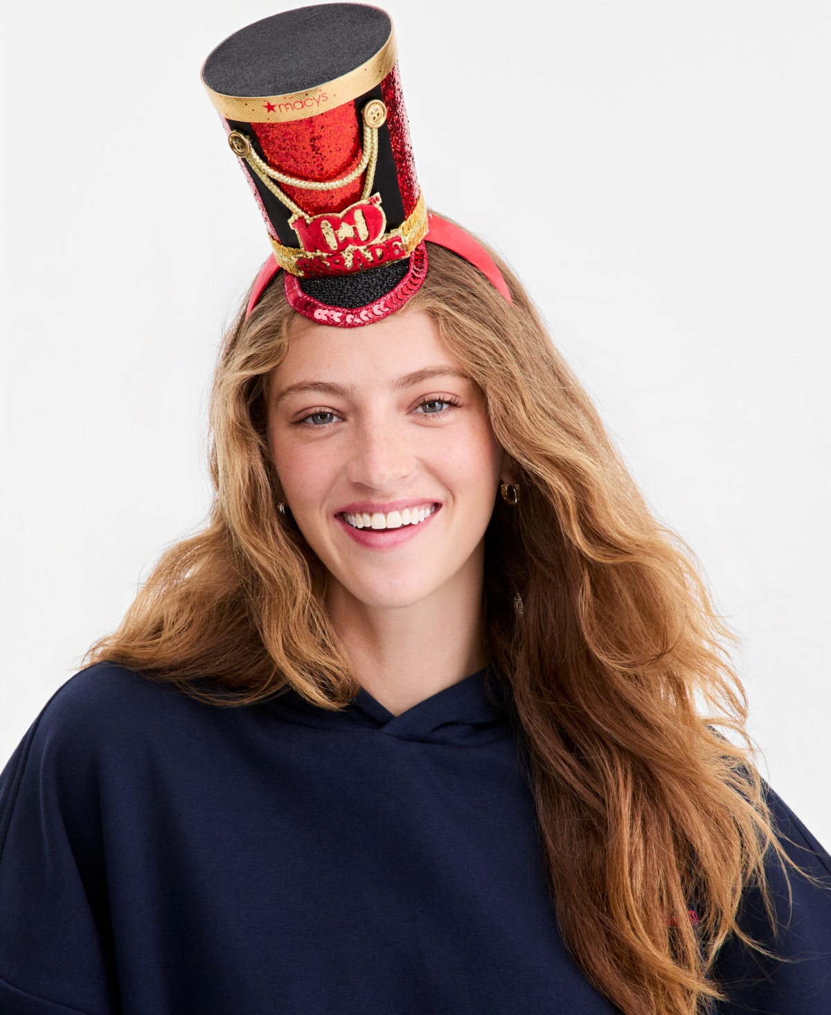 Macy's 100th Thanksgiving Day Parade Bandleader Hat Headband, Macy's Exclusive