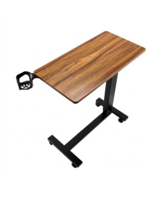 Overbed Table, Mobile with Electric Lift, Adjustable Height for Home or Office