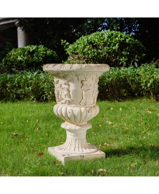 Elegant antique MGO garden urn