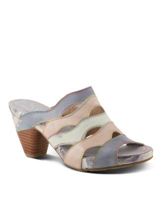 Women's Pita Strappy Sandal Leather with Upper