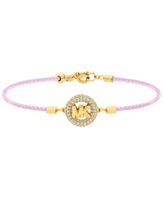 Pave Logo Cord Bracelet