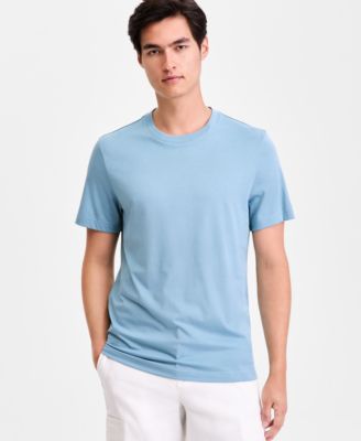 Men's Mercerized Cotton Short Sleeve Crewneck T-Shirt