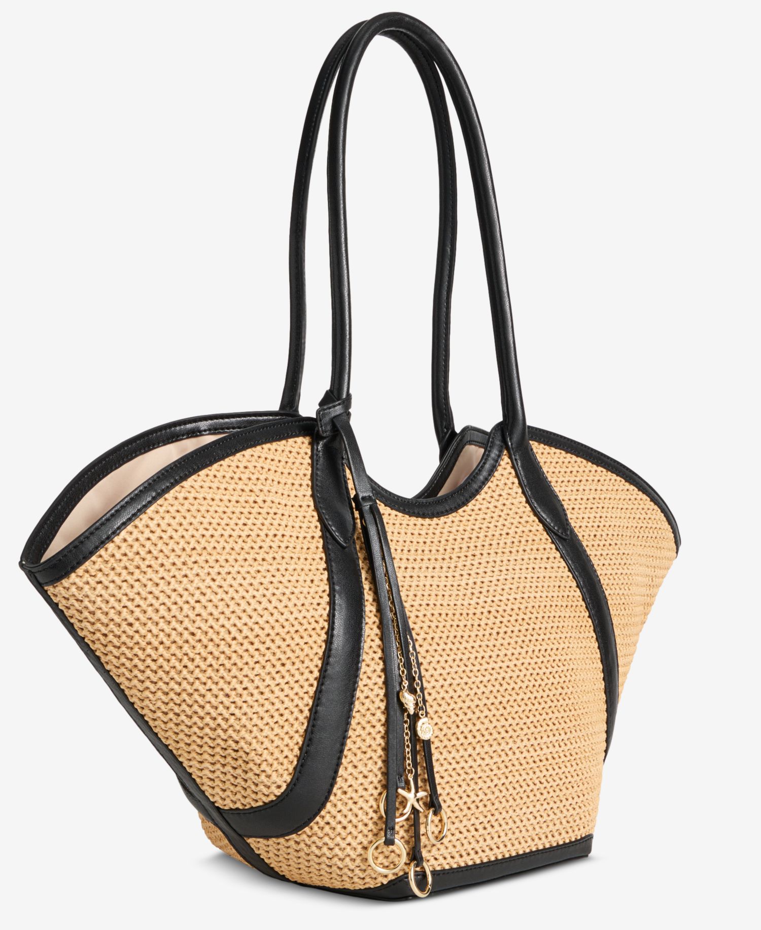 Zavaa Straw Tote Handbag