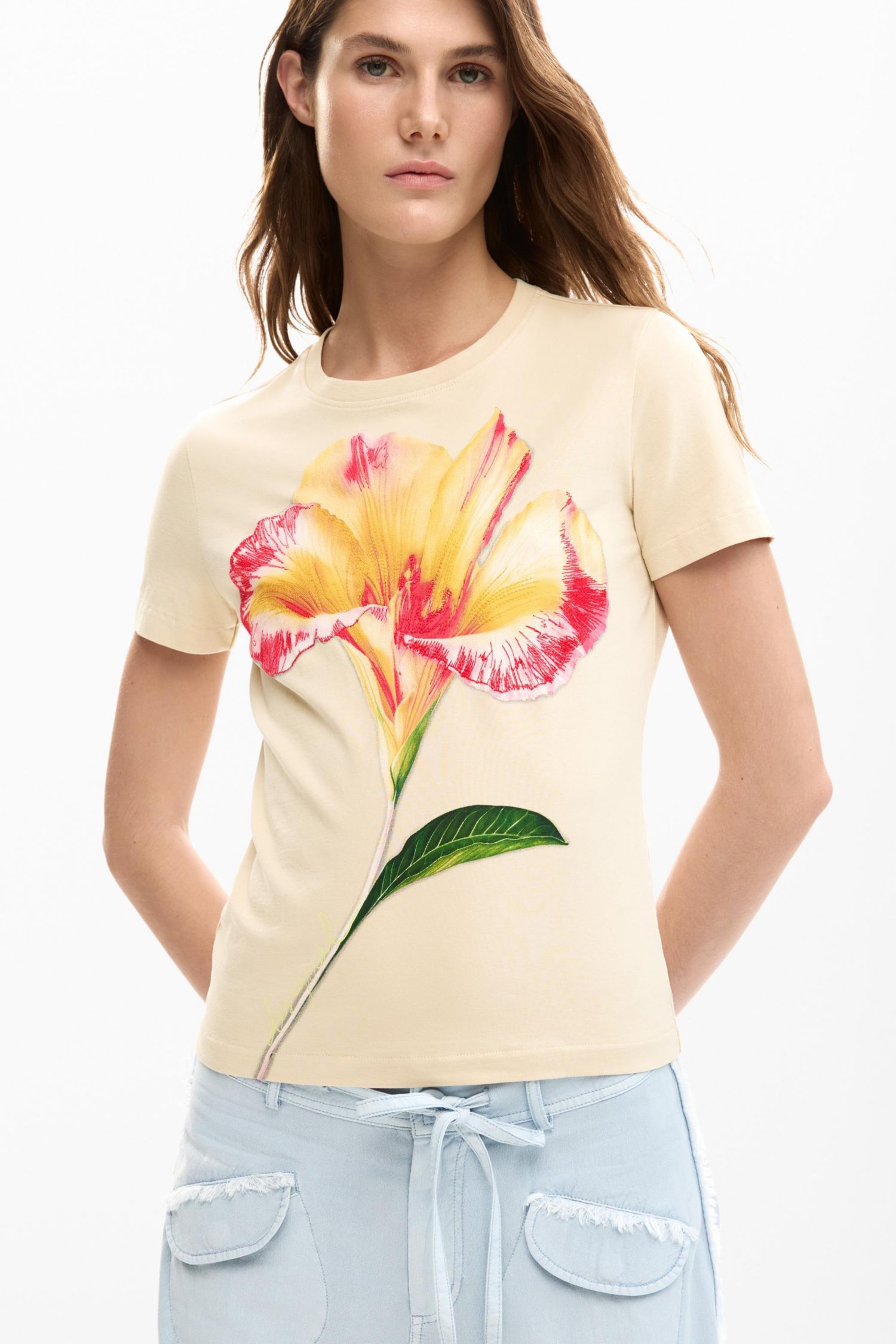 Women's Big Flower T-shirt