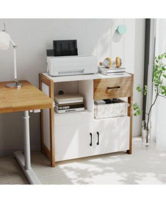 Kitchen Storage Cabinet with Drawer Pull Out Shelf and Doors