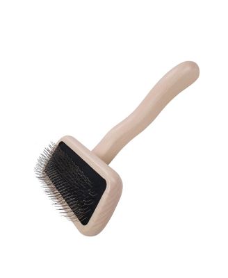 Aronkl Dog Slicker Brush for Doodles Poodles Deshedding Detangling Grooming Tool - Brown 122$