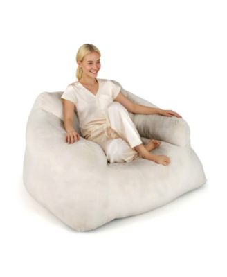 Plush Bean Bag Lazy Sofa Chair with Ultra-Soft Velvet Cover