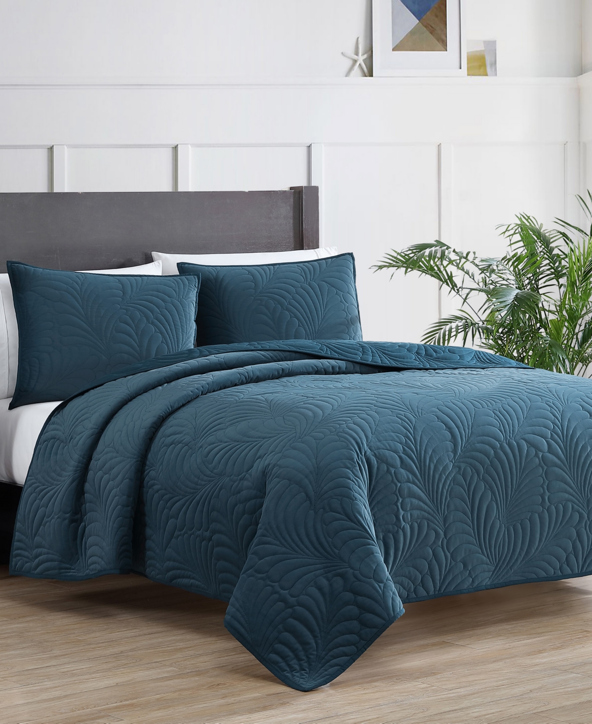 Riverbrook Home Micah Quilted 3-Pc. Comforter Set, King
